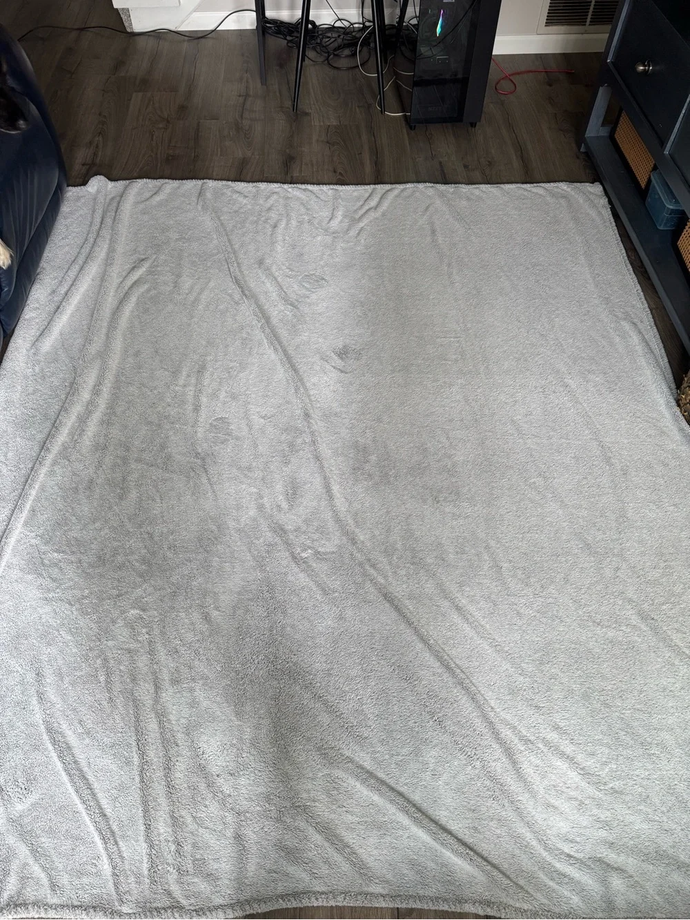 Berkshire Gray Plush Blanket